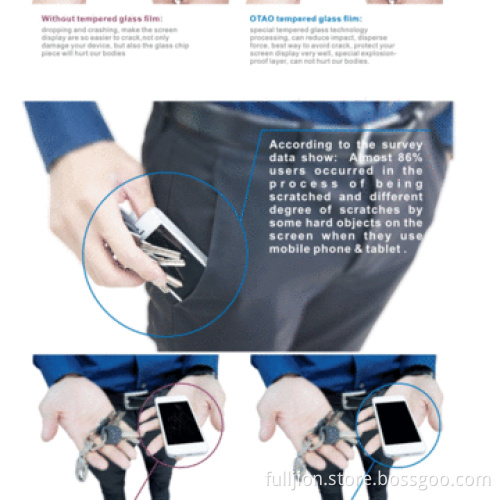 Super anti-crack 9h tempered glass screen protector for iPhone 5/5c/5
